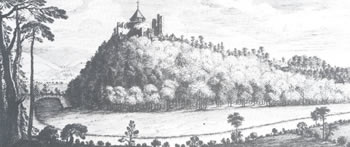 Dinefwr castle - 1740